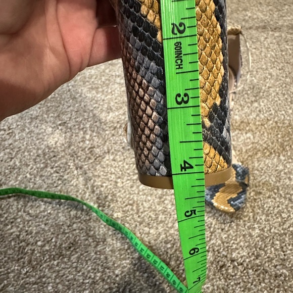 Steve Madden Multicolor Snake Print Heels - Picture 9 of 13